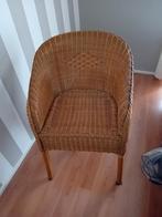 Vintage Rieten Stoel, Huis en Inrichting, Stoelen, Ophalen, Gebruikt, Bruin, Vintage