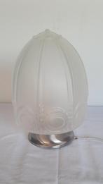 Art deco plafondlamp giso gispen stijl,lees de beschrijving, Ophalen of Verzenden, Zo goed als nieuw, Glas