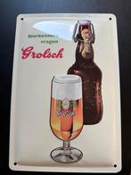 Grolsch Reclamebord - Bierkenners, Ophalen, Zo goed als nieuw, Reclamebord