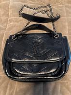 Saint Laurent Leren Handtas, Ophalen of Verzenden, Zo goed als nieuw, Zwart, Handtas