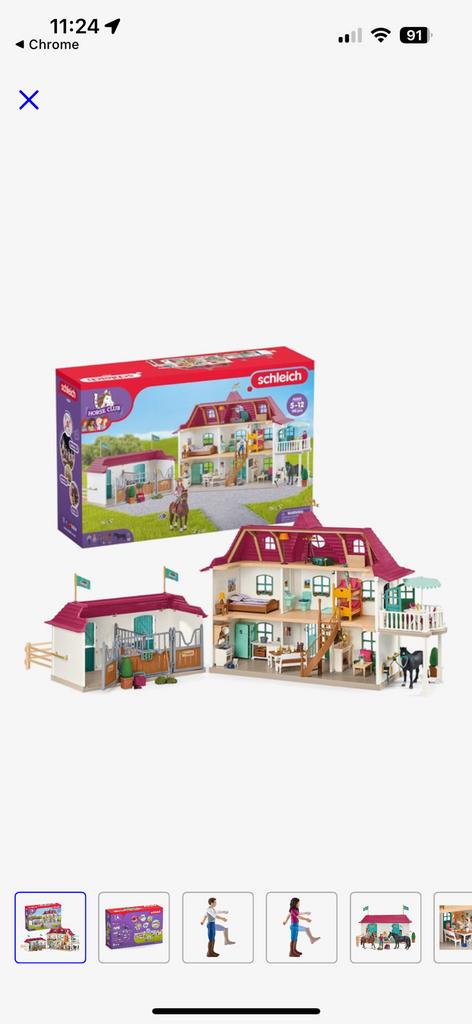Schleich Paardenhuis/Horseclub, Ophalen, Zo goed als nieuw, Poppenhuis