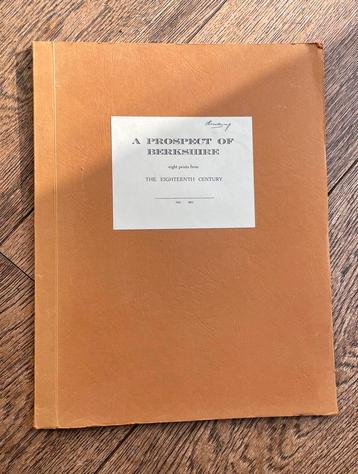 Berkshire: 8 Prenten uit de 18e Eeuw beschikbaar voor biedingen