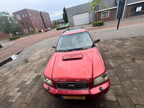 Subaru Forester 2.0 XT AUT 2003 Rood, Auto's, Subaru, Particulier, Forester, 4x4, ABS, Airbags, Airconditioning, Alarm, Centrale vergrendeling
