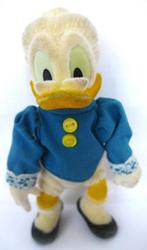 Zeldzaam Donald Grandma Duck Rubberfiguur Jaren 60, Verzamelen, Ophalen of Verzenden, Gebruikt