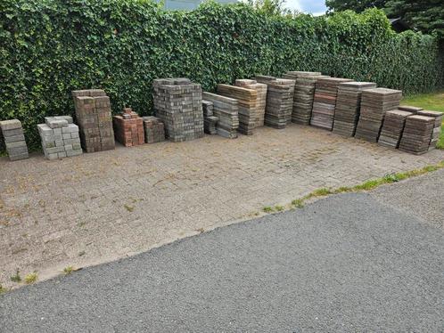 Diverse tegels, grindtegels, klinkers en cobblestones, Tuin en Terras, Tegels en Klinkers, Gebruikt, Klinkers, Beton, 10 m² of meer