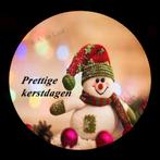 Sticker | ECS 18 | Prettige kerstdagen - Kerst, Info@abcwinkel.nl, Nieuw, Ophalen of Verzenden, X