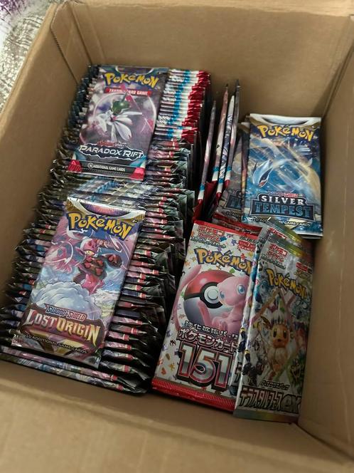 Pokemon Booster Packs Collectie, Hobby en Vrije tijd, Verzamelkaartspellen | Pokémon, Nieuw, Booster, Foil, Ophalen of Verzenden