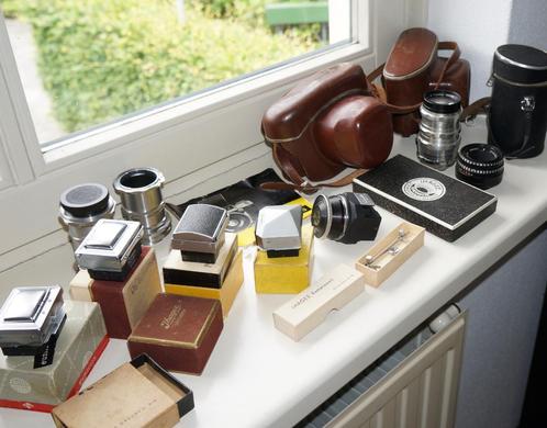 Mooie vintage Exakta cameras - lenzen - accessoires. Ihagee, Audio, Tv en Foto, Fotocamera's Analoog, Gebruikt, Spiegelreflex