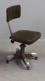 Jaren 50 Gispen secretaresse vintage design burostoel, Ophalen of Verzenden, Gebruikt, Zwart