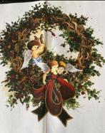 BORDUURPATROON PRACHTIGE KRANS, Verzenden, Zo goed als nieuw, Handborduren, Patroon