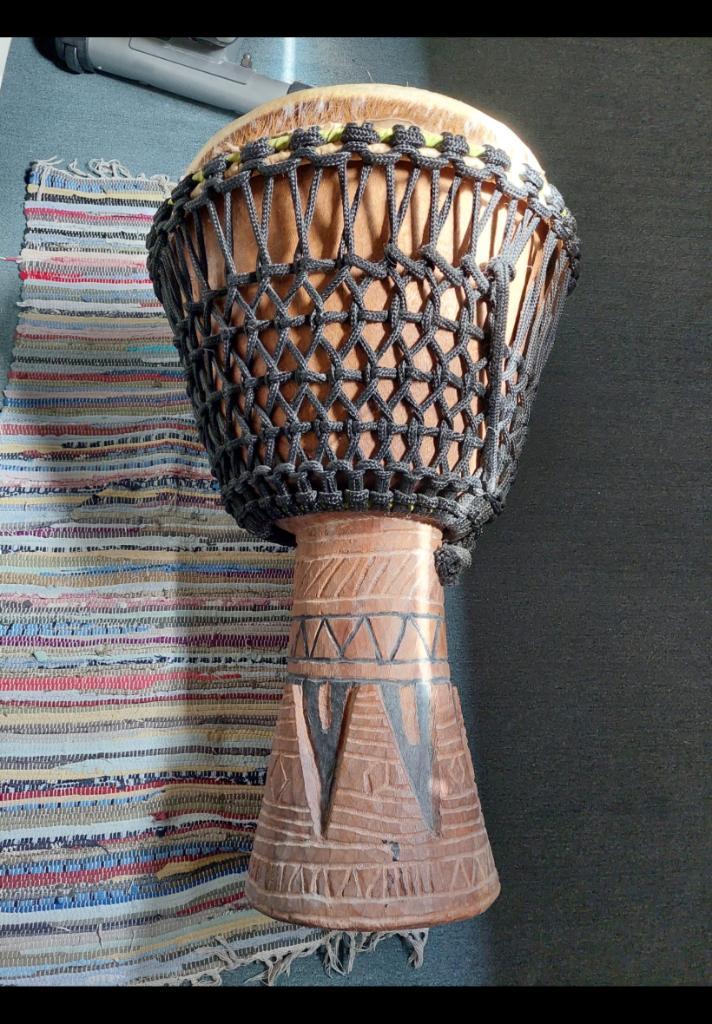 Djembe, Afrikaanse trommel drum, Muziek en Instrumenten, Percussie, Gebruikt, Trommel, Ophalen