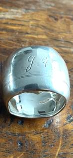 Kleine zilveren druppelvanger ring voor wijnfles, Verzenden, Zilver