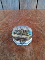 Limoges antiek porseleinen doosje, Ophalen of Verzenden