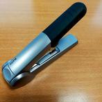 Blokhechter Leitz 5552 Flat Clinch 60vel zilvergrijs, Ophalen of Verzenden, Gebruikt