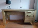 Woood Dennis bureau goudkleurig 140 cm, Ophalen, Gebruikt, Bureau