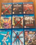 6 playstation 4 games (Spider-man 2x, Spyro, COD etc), Spelcomputers en Games, Games | Sony PlayStation 4, Ophalen, Gebruikt