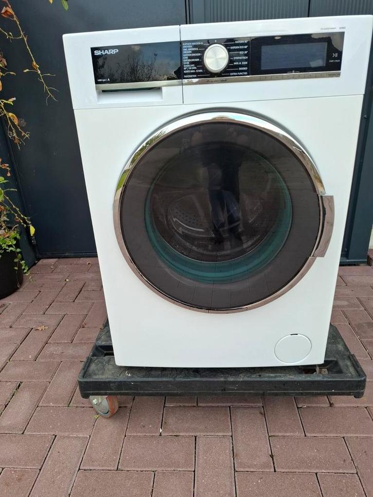 Sharp was / droogcombinatie model ES-GDD9144WO-BX, Witgoed en Apparatuur, Was-droogcombinaties, Gebruikt, Minder dan 85 cm, Ophalen