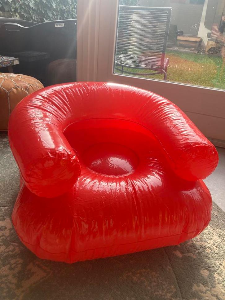 Opblaasbare stoel, Kinderen en Baby's, Speelgoed | Buiten | Opblaasfiguren, Zo goed als nieuw, Ophalen of Verzenden