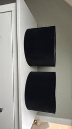 Lampenkappen 2st. Zwart velours., Huis en Inrichting, Lampen | Lampenkappen, Ophalen, 25 tot 50 cm, Zwart, Rond