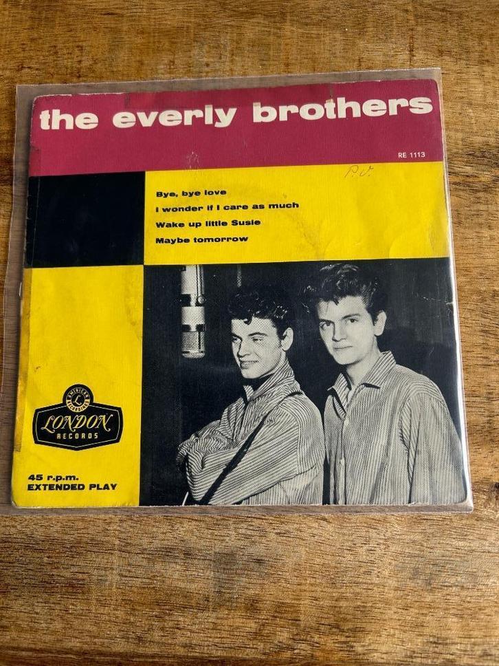 EP the Everly brothers, Cd's en Dvd's, Vinyl | Pop, Gebruikt, 1960 tot 1980, Overige formaten, Ophalen of Verzenden