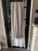 Vitrages wit/taupe 3 stuks, 200 cm of meer, Wit, Ophalen of Verzenden, Zo goed als nieuw