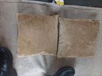 Vintage Kussentjes - 2 voor 5 euro!, Ophalen of Verzenden, Gebruikt, Beige, Vierkant