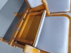 Bioscoop stoeltjes, Huis en Inrichting, Stoelen, Drie, Ophalen of Verzenden, Zo goed als nieuw, Grijs