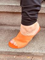 Oranje Pumps met Transparante Hak, Kleding | Dames, Ophalen of Verzenden, Gedragen, Oranje, Pumps