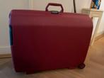 Grote rode Samsonite reiskoffer met slot, Sieraden, Tassen en Uiterlijk, Koffers, Gebruikt, Hard kunststof, 45 tot 55 cm, Slot