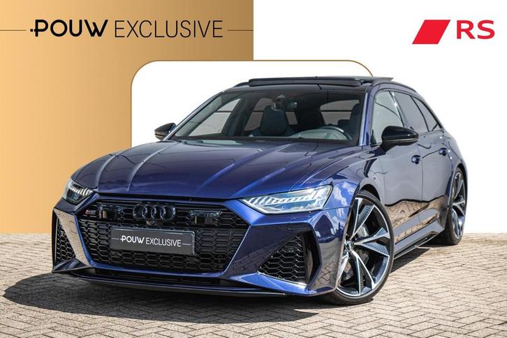 Audi RS 6 Avant TFSI 600pk quattro | Panonaramadak | Head-up, Auto's, Audi, Bedrijf, Te koop, RS6, 360° camera, 4x4, ABS, Airbags