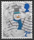 GB 2nd Kerstzegel - Sneeuwman - 2016, Postzegels en Munten, Postzegels | Europa | UK, Verzenden, Gestempeld