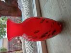 Murano vaas rood 16.5 cm., Huis en Inrichting, Woonaccessoires | Vazen, Ophalen of Verzenden, Minder dan 50 cm, Rood, Glas