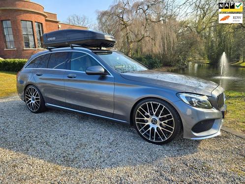Mercedes-Benz C-klasse Estate 200 AMG 20"/leer/XENON/automaa, Auto's, Mercedes-Benz, Bedrijf, Te koop, C-Klasse, ABS, Airbags