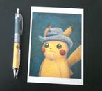 Pokemon Van Gogh Pikachu Ansichtkaart en Pen, Ophalen, Nieuw, Overige typen