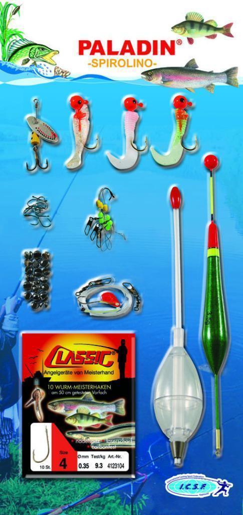 Spin spiro startset voor de jonge beginnende sportvisser, Watersport en Boten, Hengelsport | Algemeen, Nieuw, Dobber of Lood, Ophalen of Verzenden