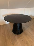 Zwarte Goossens salontafel, Huis en Inrichting, Tafels | Salontafels, Gebruikt, Rond, Ophalen of Verzenden, 75 cm of meer