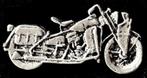 Harley- Davidson pin model in zilverkleur (2), Verzenden, Nieuw, Transport, Speldje of Pin