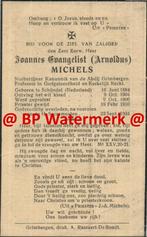 Michels Joannes 1884 Schijndel 1934 priester Arnoldus - 2200, Bidprentje, Ophalen of Verzenden