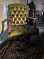 Chesterfield Bureaustoel Groen, Ophalen, Gebruikt, Bureaustoel, Groen