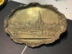 Antiek messing wandbord - La Rade D'Anvers, Antiek en Kunst, Ophalen of Verzenden