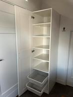 Pax IKEA kast 201 x 58 x 50 wit met lades / planken / deur, Ophalen, 200 cm of meer, 50 tot 100 cm, Zo goed als nieuw