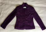 Stijlvolle, paarse dames blazer, merk: B Three, type: Merel, Ophalen, Paars, Maat 42/44 (L), Nieuw