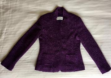 Stijlvolle, paarse dames blazer, merk: B Three, type: Merel beschikbaar voor biedingen