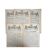 5 Kranten uit 1945 | Vrij Nederland, Verzamelen, Militaria | Tweede Wereldoorlog, Nederland, Overige soorten, Boek of Tijdschrift