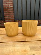 Elho Vibes Fold Bloempot - Butter Yellow, Kunststof, Minder dan 30 cm, Minder dan 60 cm, Rond