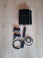 Play station 3, Ophalen of Verzenden, Zo goed als nieuw, Met 2 controllers, Slim