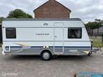 Dethleffs Camper C450DB incl mover + luifel, Caravans en Kamperen, Caravans, Bedrijf, 750 - 1000 kg, Schokbreker, Tot en met 4