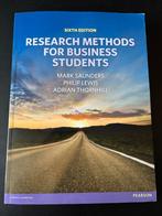 Research Methods for Business Students, Boeken, Pearson, Ophalen of Verzenden, Beta, WO