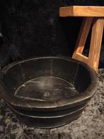 Olijfbak zwart stoer en sober, Ophalen of Verzenden, Zo goed als nieuw