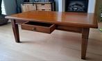 Eiken Salontafel Kersenkleur, Ophalen, Gebruikt, 100 tot 150 cm, Klassiek